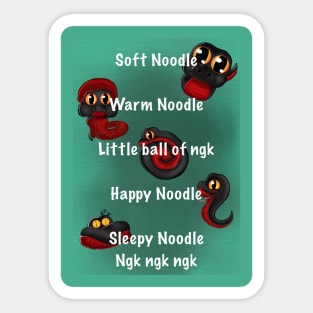 Soft Noodle Sticker